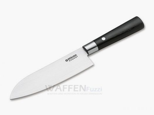 Böker Damast Black Santoku Allzweck Kochmesser