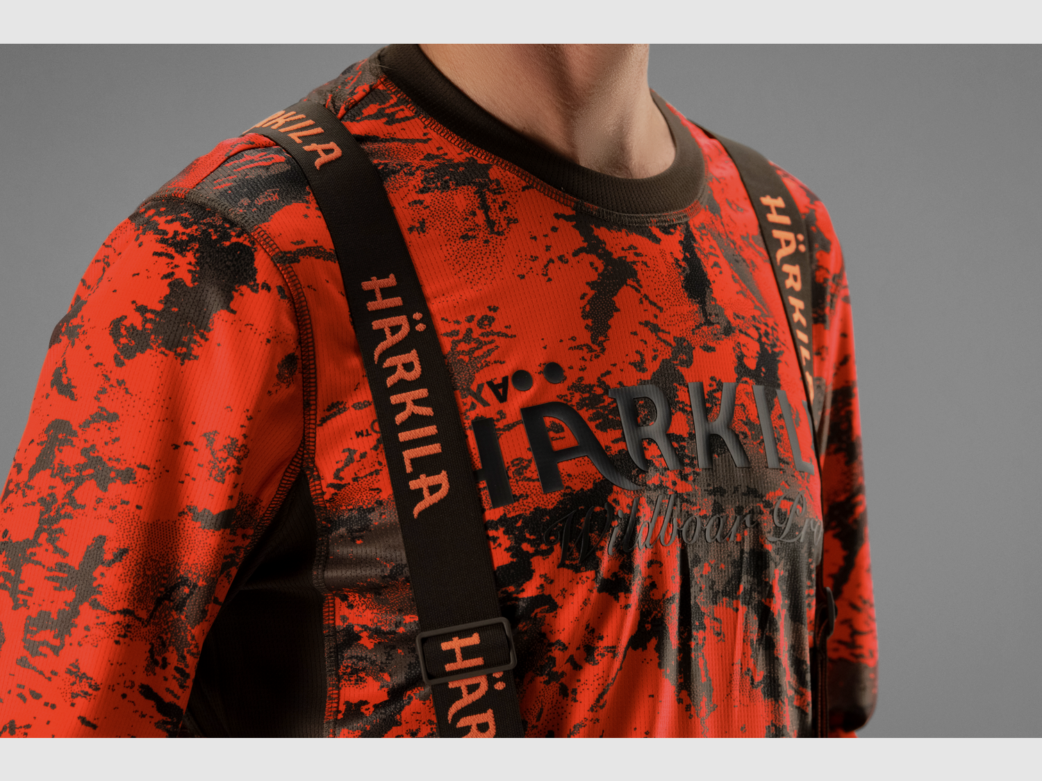 Härkila Lynx L/S T-shirt lange mouwen forest green hunting heren, afbeelding 3 van 3