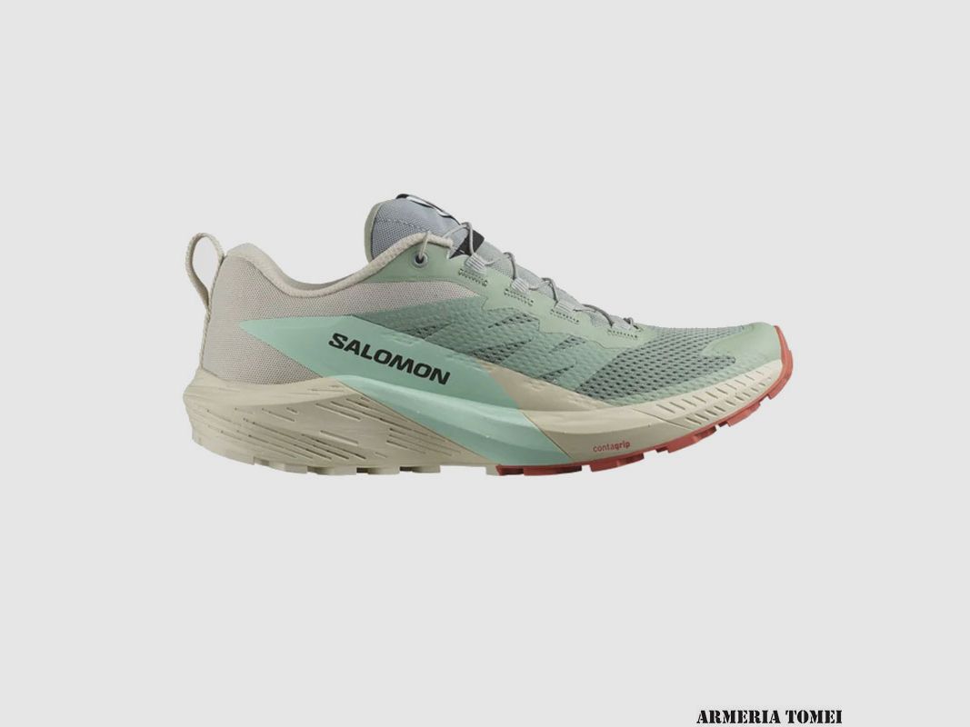 SALOMON – UOMO – SENSE RIDE 5 Lily Pad / Rainy Day / Bleached Aqua, immagine 1 di 6