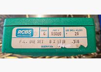 Matrizen Satz RCBS neu! 8x57 IR Drilling 