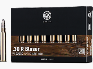 RWS Büchsenmunition Kal. 30R Blaser 11,7g UNI Classic