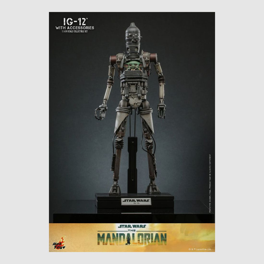 Star Wars: The Mandalorian Actionfigur 1/6 IG-12 mit Zubehör 36 cm | 43175