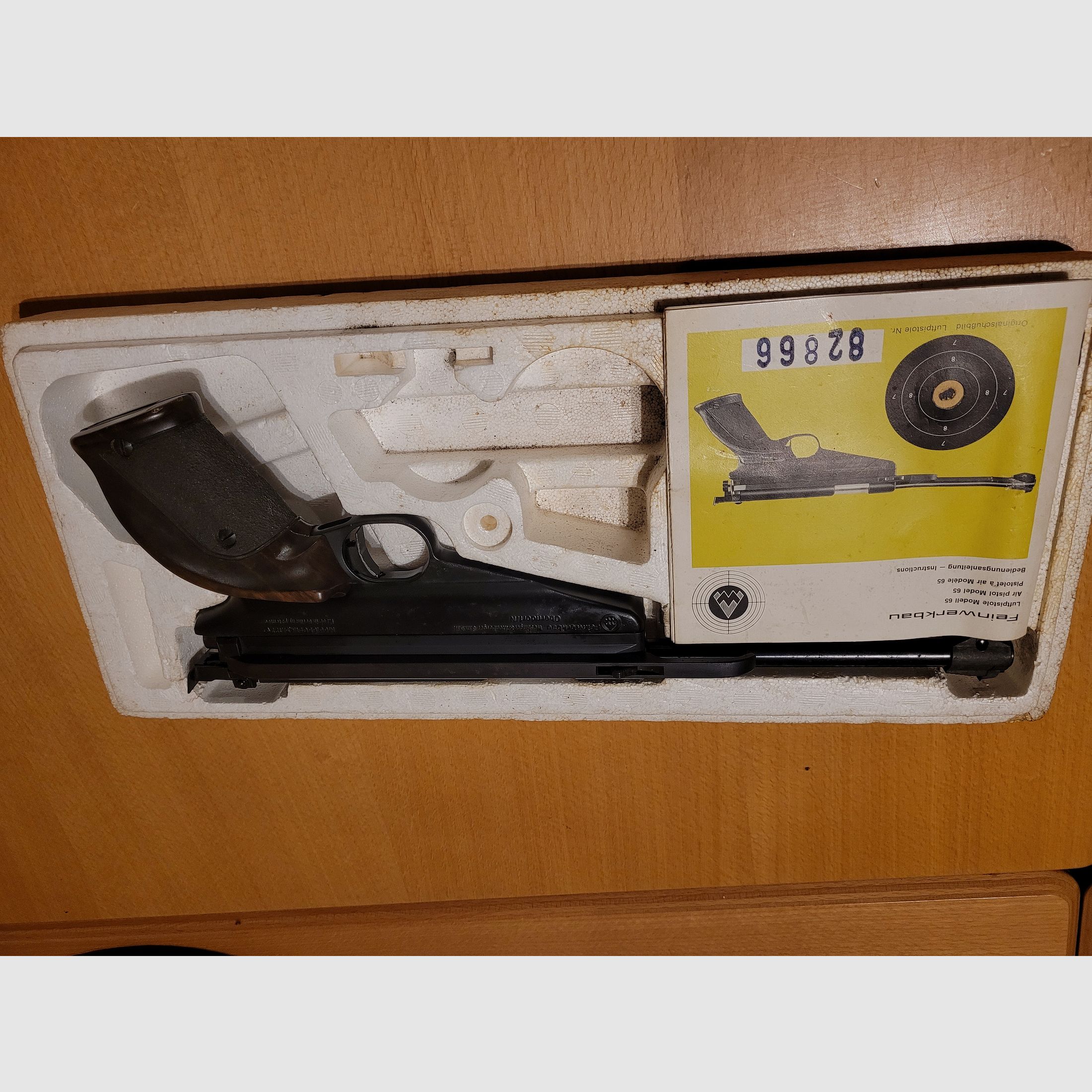 Feinwerkbau 65 FWB Ottimo stato numero corrispondente