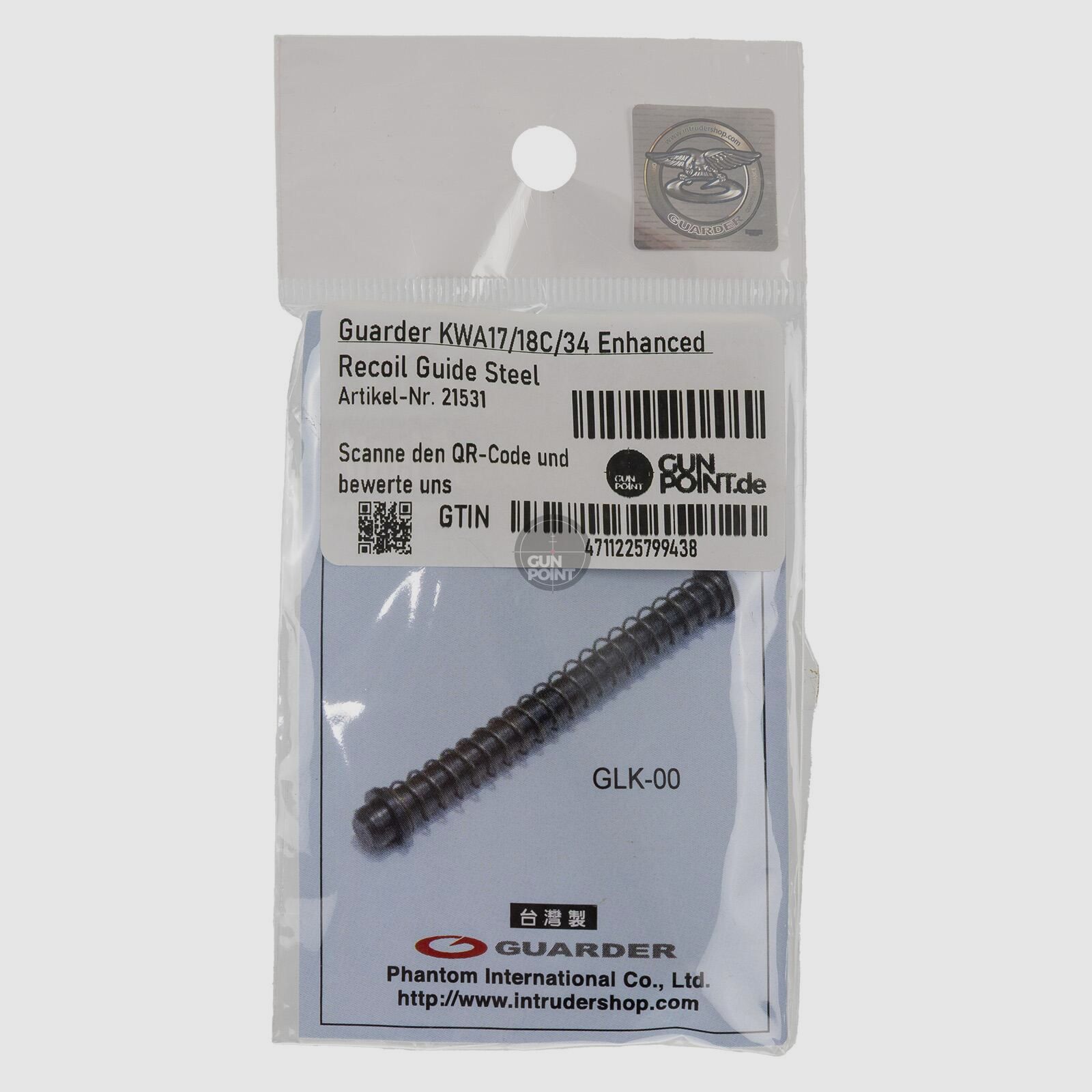 Guarder KWA17/18C/34 Enhanced Recoil Guide Steel