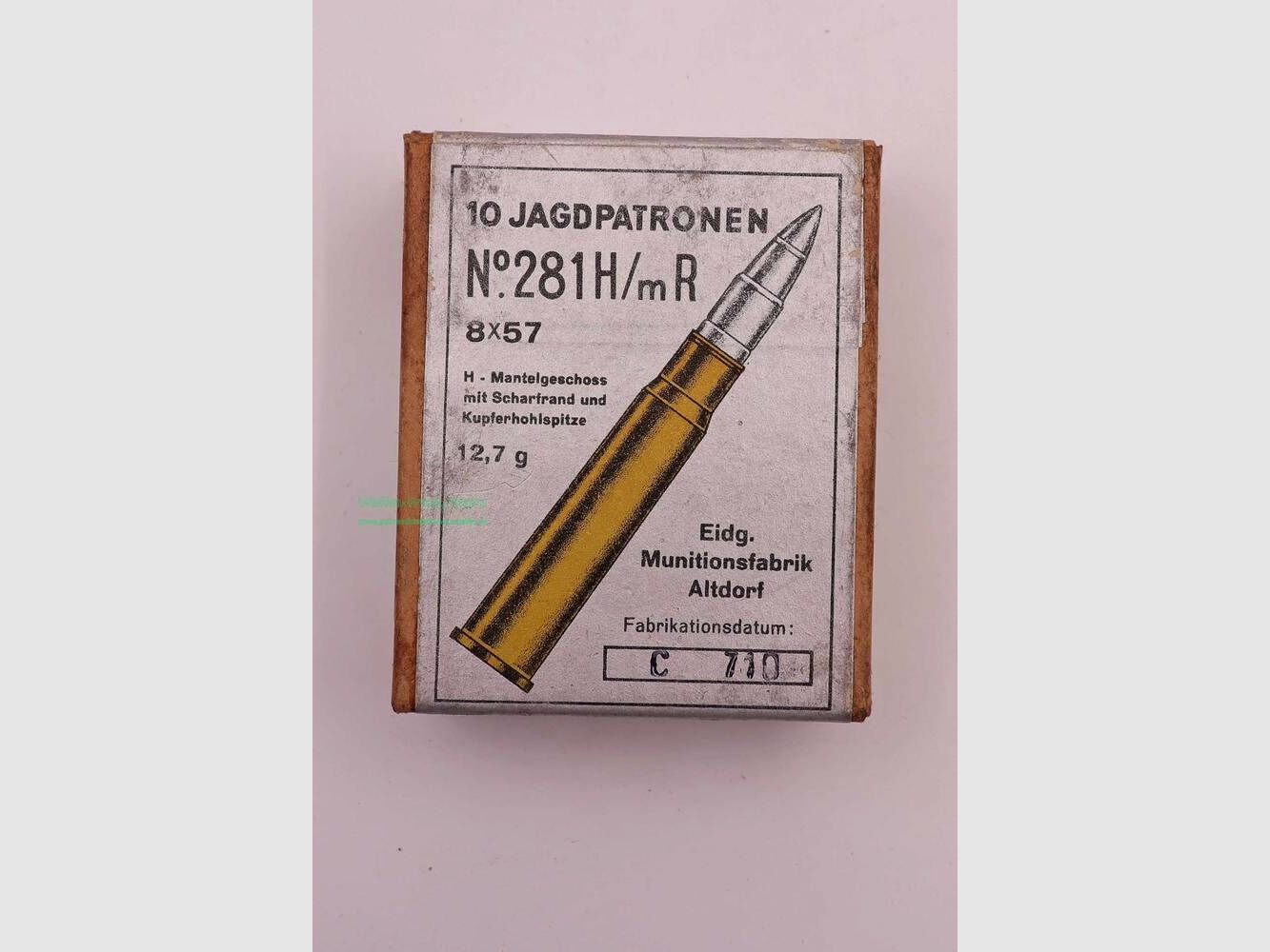 Federal Ammunition Factory, Altdorf Rifle Cartridges