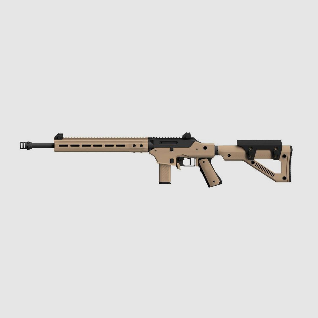 Airsoft-Replikat VMP-2D Tan Vorsk - Elektrischer Blowback - Hohe Präzision - Für realistisches Taktikspiel, Bild 1 von 2