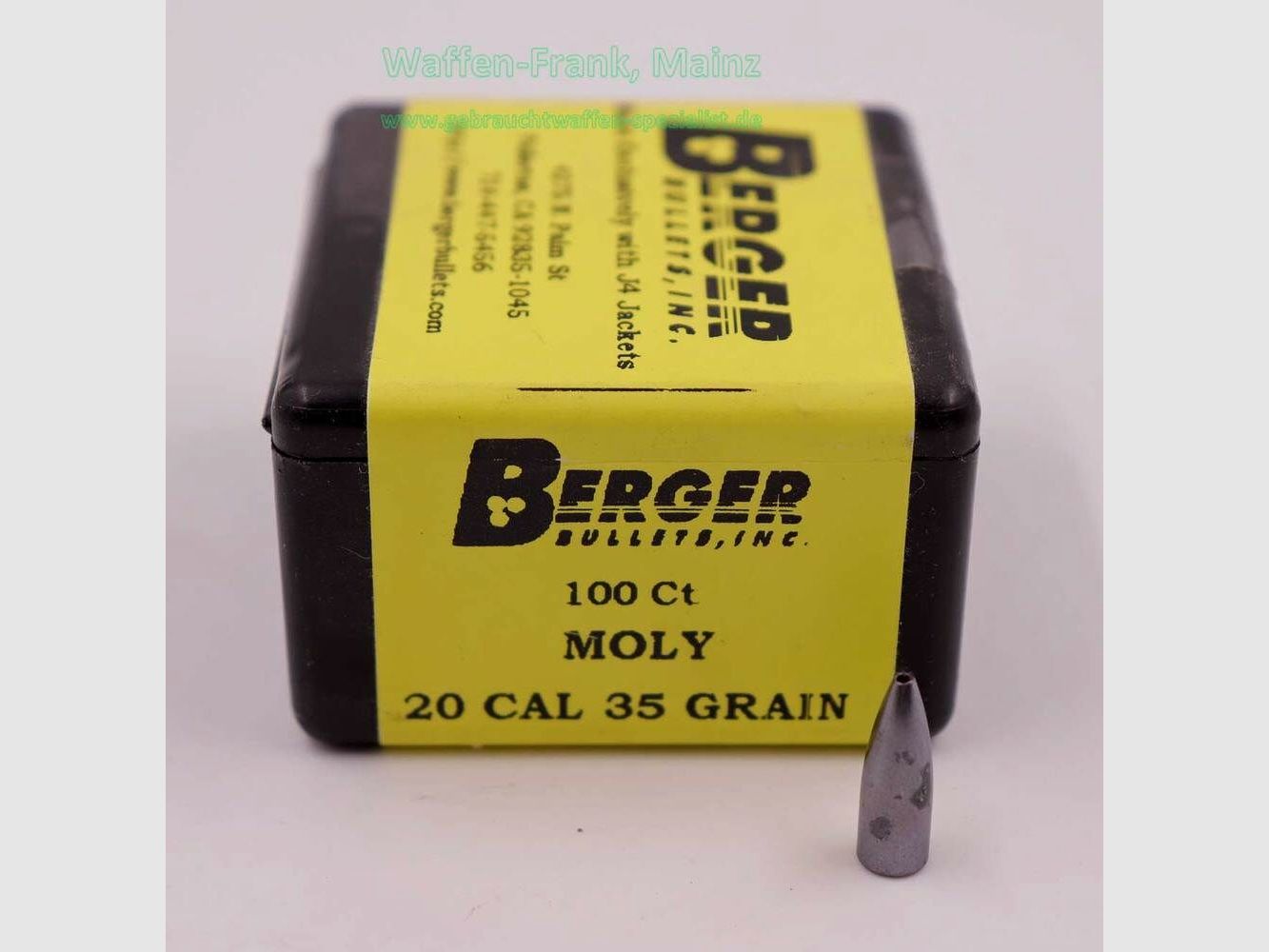 Berger Bullets USA Büchsengeschosse .20