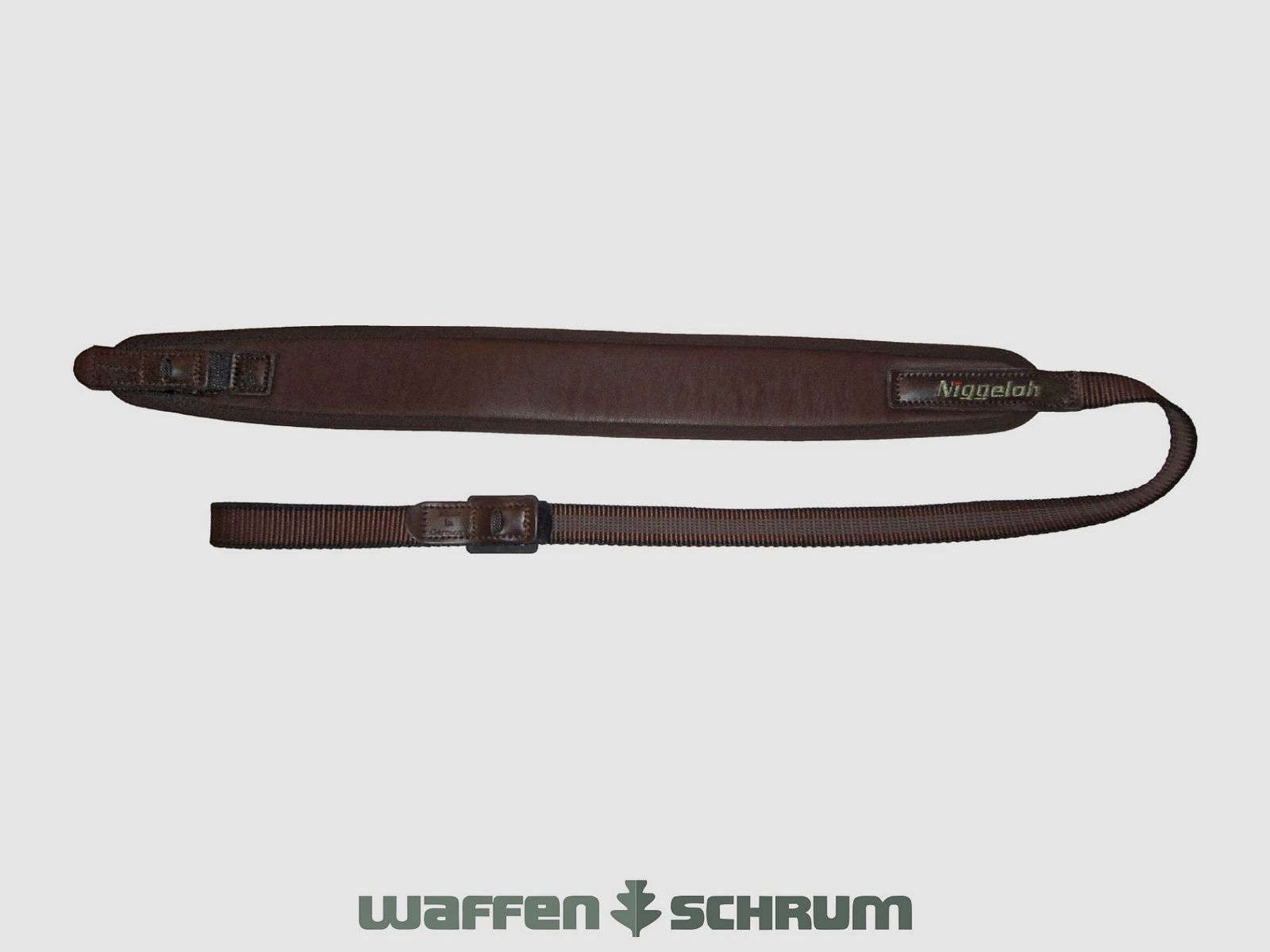 Niggeloh Gewehrriemen Universal Leder - Braun mit Schnellverschluss