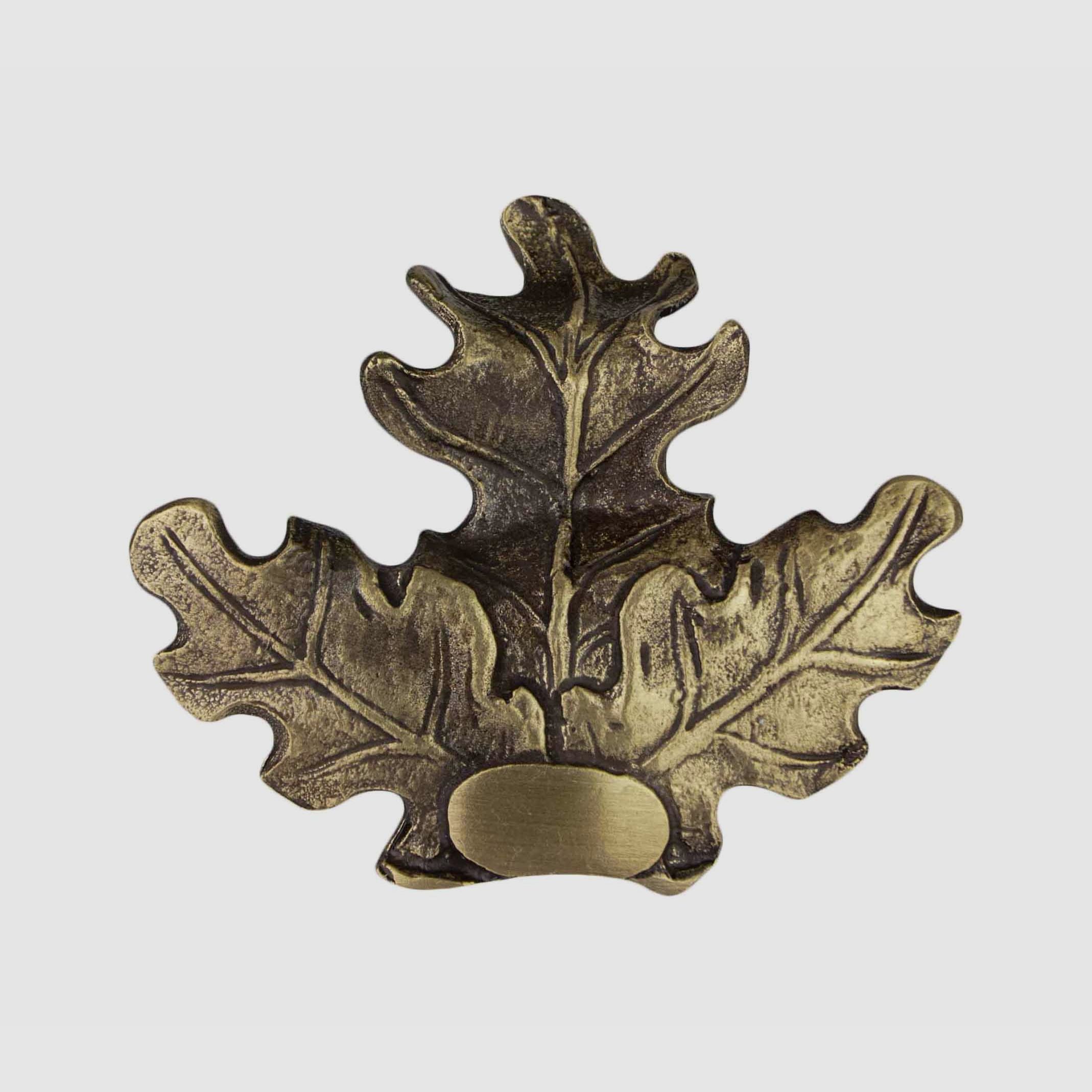 Eichenlaubabdeckung - Bronze