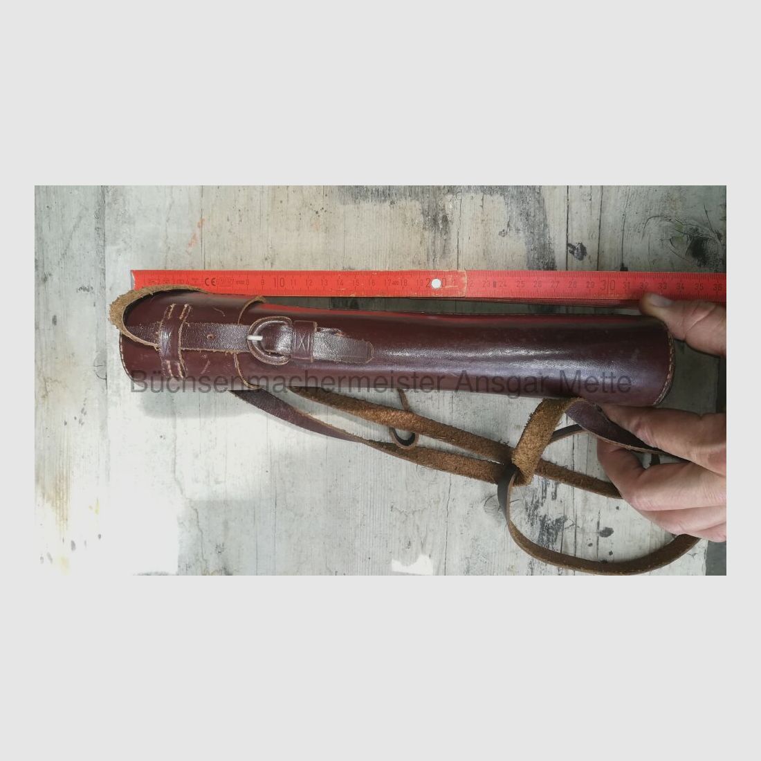 Zielfernrohrköcher Ledertasche Zielfernrohr	 Zielfernrohrköcher Ledertasche Zielfernrohr