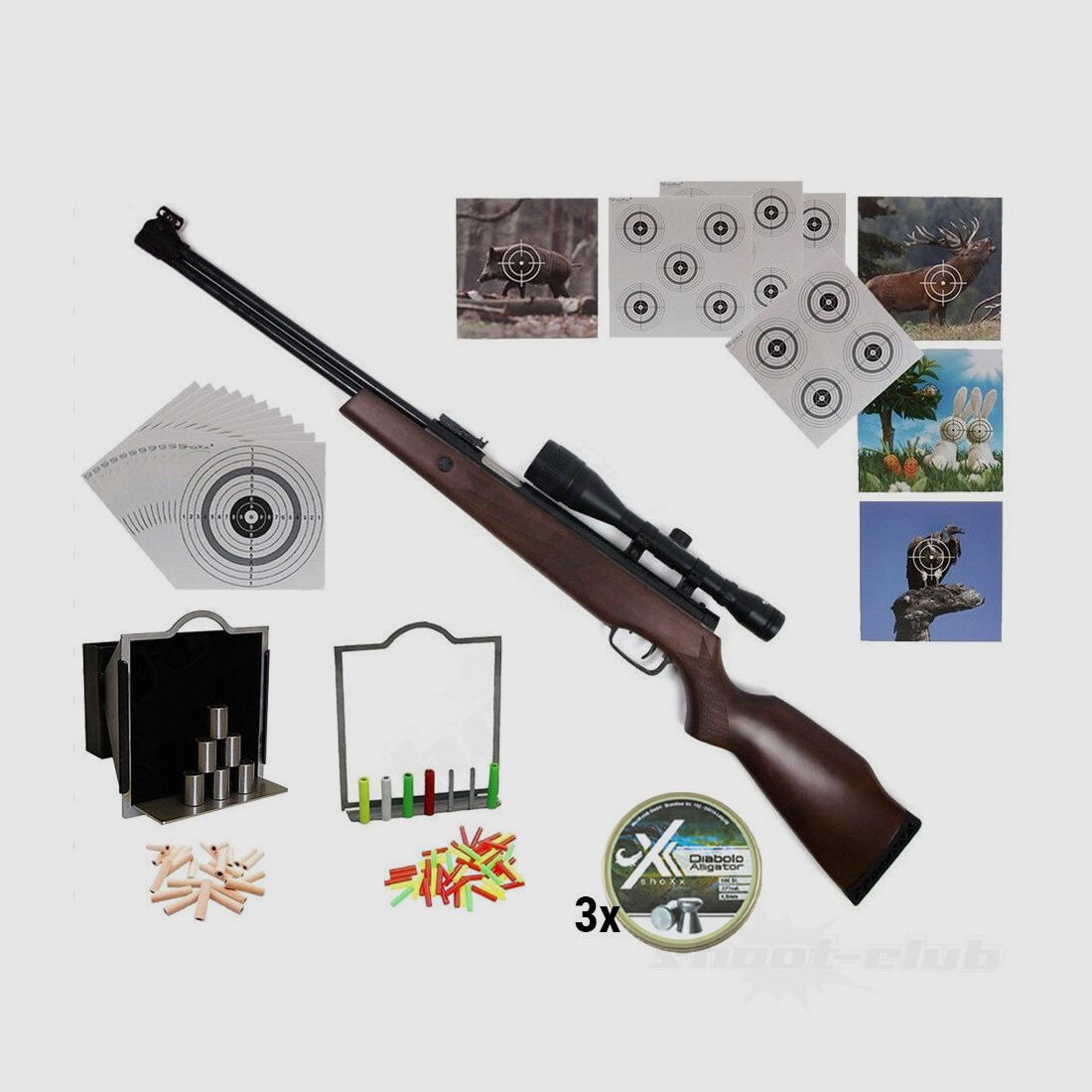 Hämmerli Hunter Force 900 Unterhebel - Spanner Super Target Set