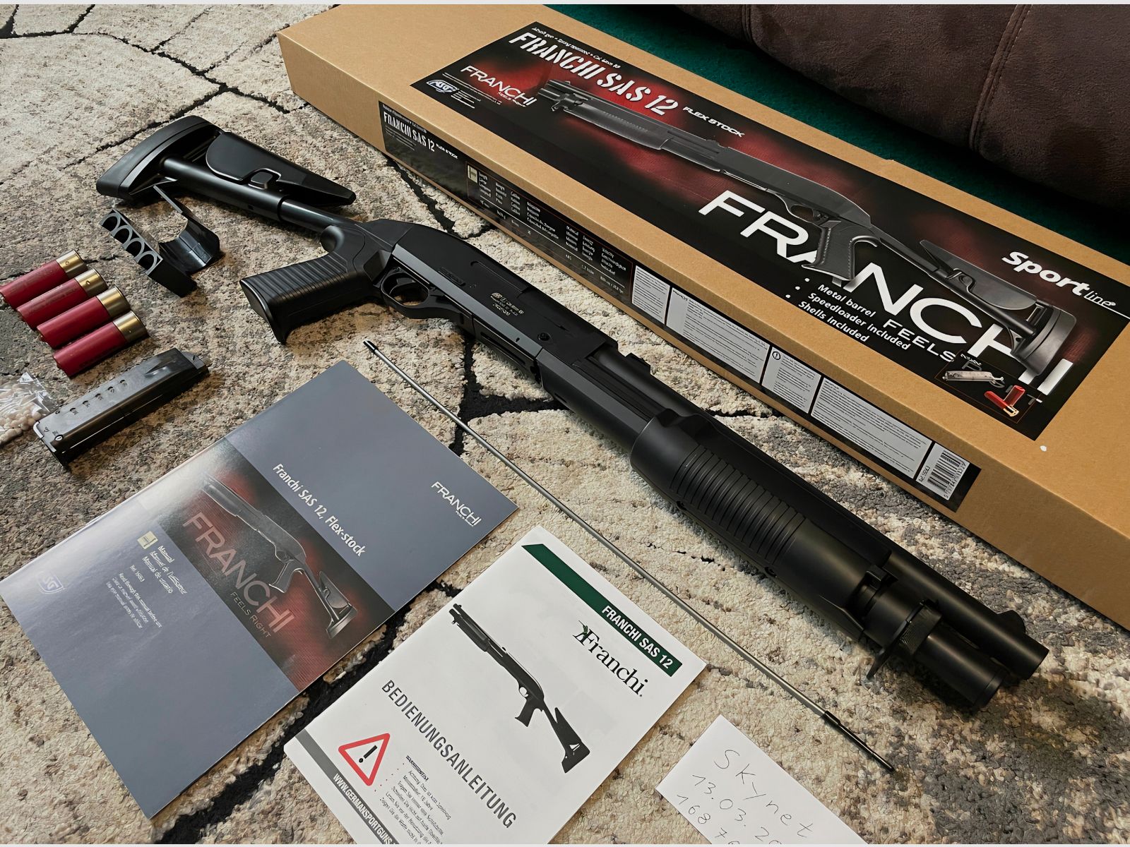 SAS Franchie 1,2 J Shotgun Federdruck