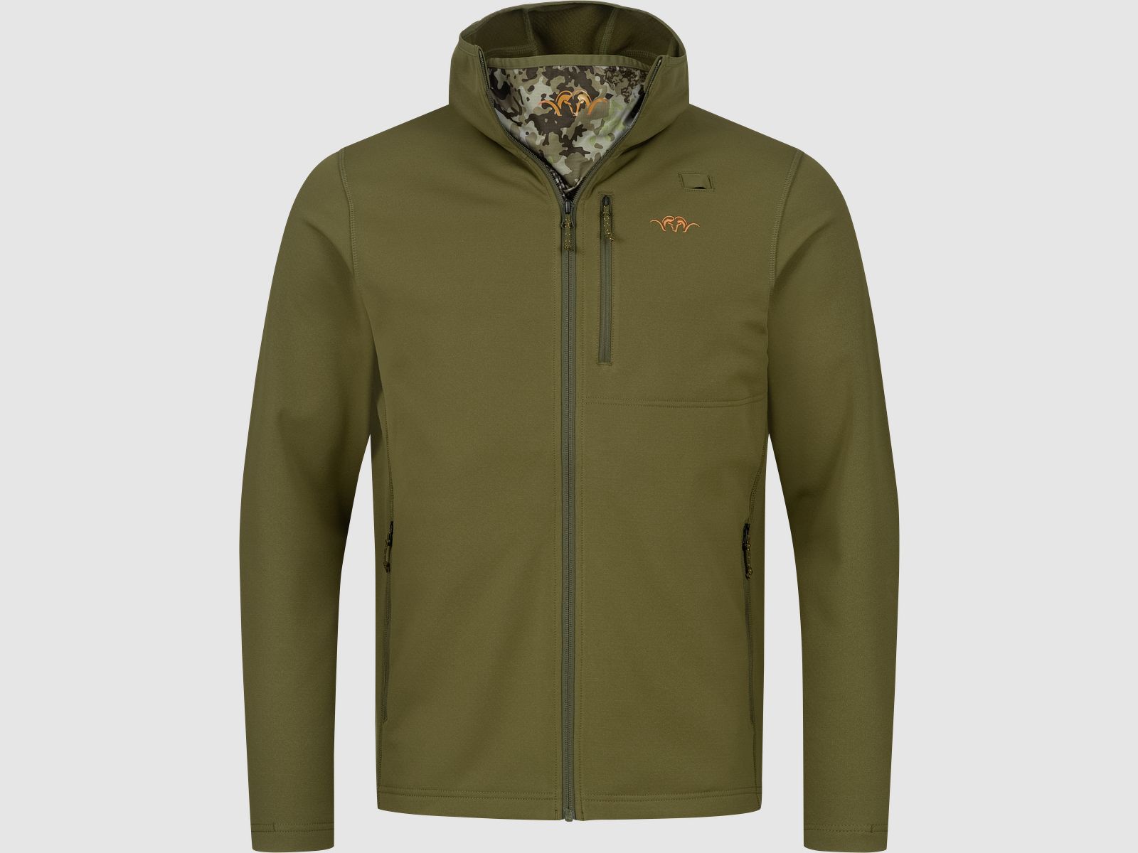 Herren Drain FZ Hoody Dunkel Oliv Dunkel Oliv M