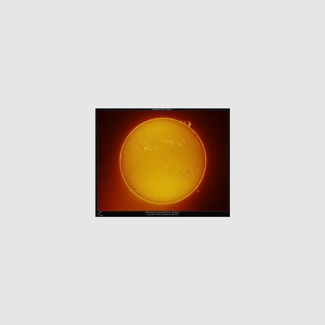 H-Alpha Sonnenfilter LUNT LS50FHa/B1800d2, Bild 9 von 11