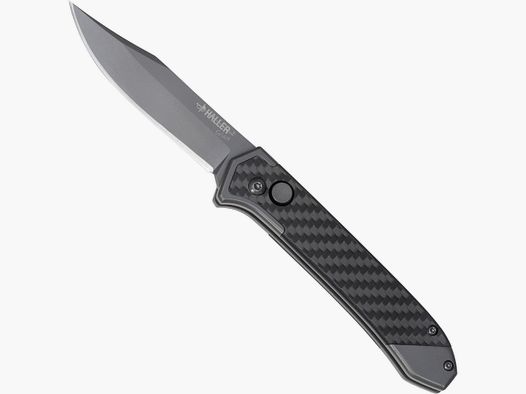 Springmesser Silfra Titan m. Clip Kohlefaser elegantes Automatikmesser Select