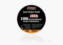 Albrecht Kind GmbH Codex 6mm Flobert Platzpatronen, 100 Stk