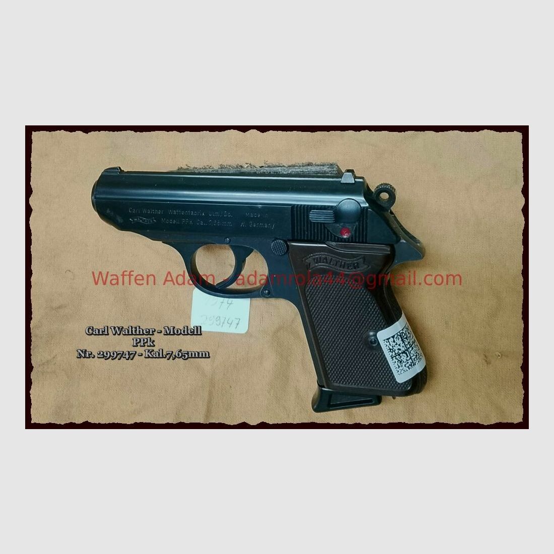 Carl Walther, Ulm PPk all-steel, 1974