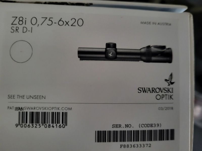 Swarovski Z8i 0,75-6x20