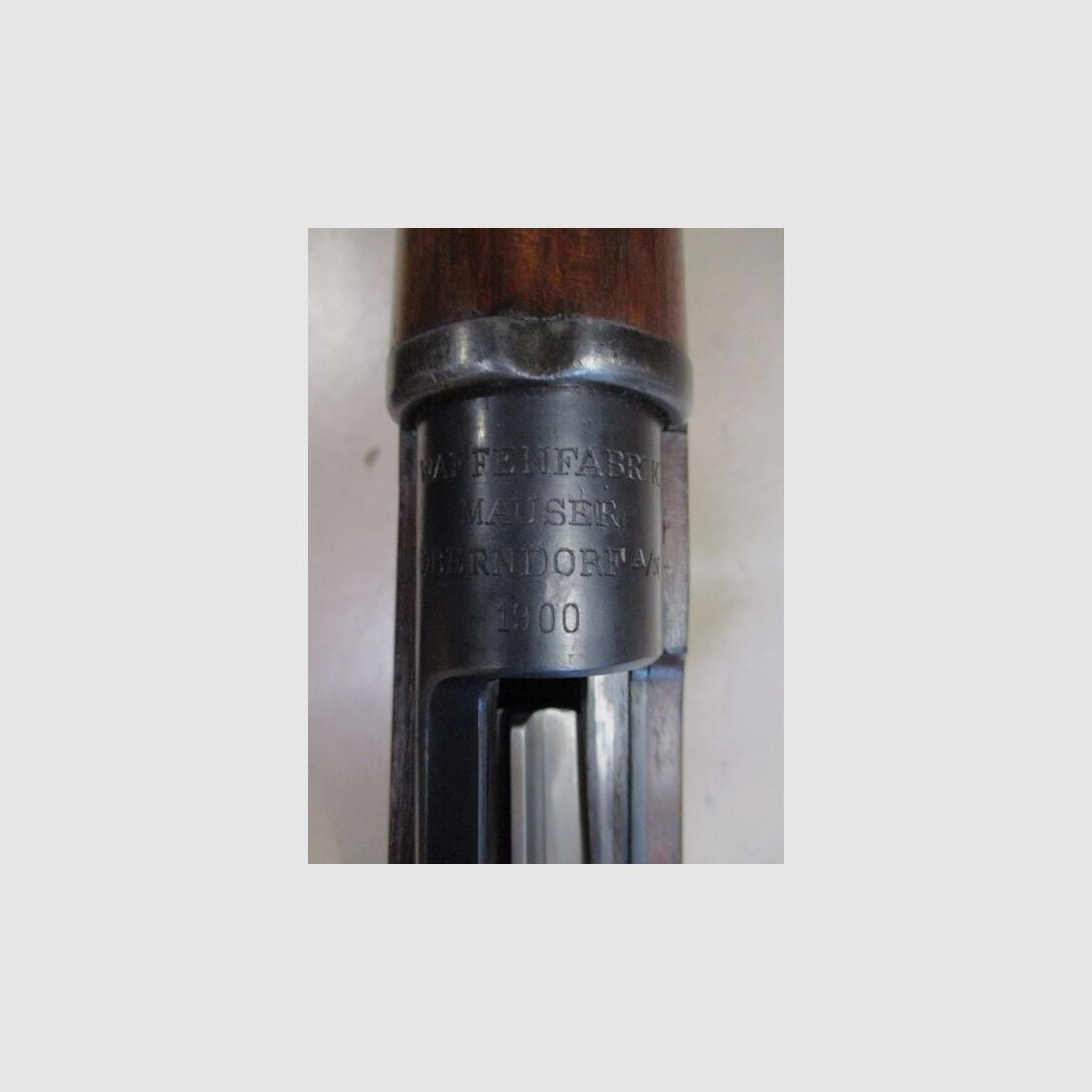 Repetiergewehr Mauser M96 Baujahr 1900 nummerngleich m. Feinvisier 6,5x55SE M96