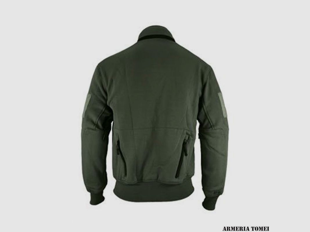 NERG OPENLAND – FLEECE SKY JACKET OD Green, image 2 of 2