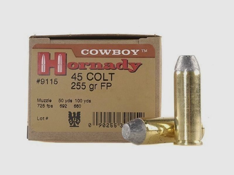 Hornady Custom .45 Colt 255GR Cowboy 20 cartouches