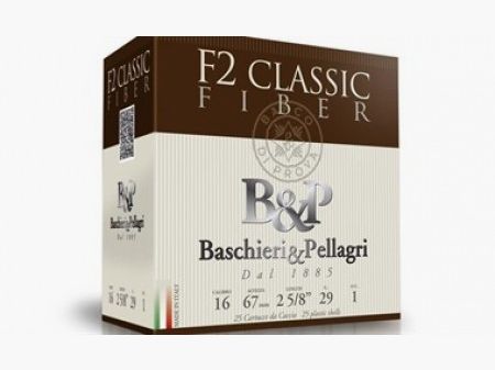 BASCHIERI & P. Patronen F2 CLASSIC FIBER Kal.16 gr.29 St.5