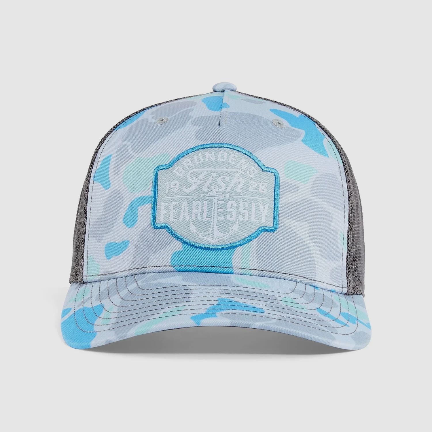 Grundéns Fish Fearlessly Trucker Salt Camo