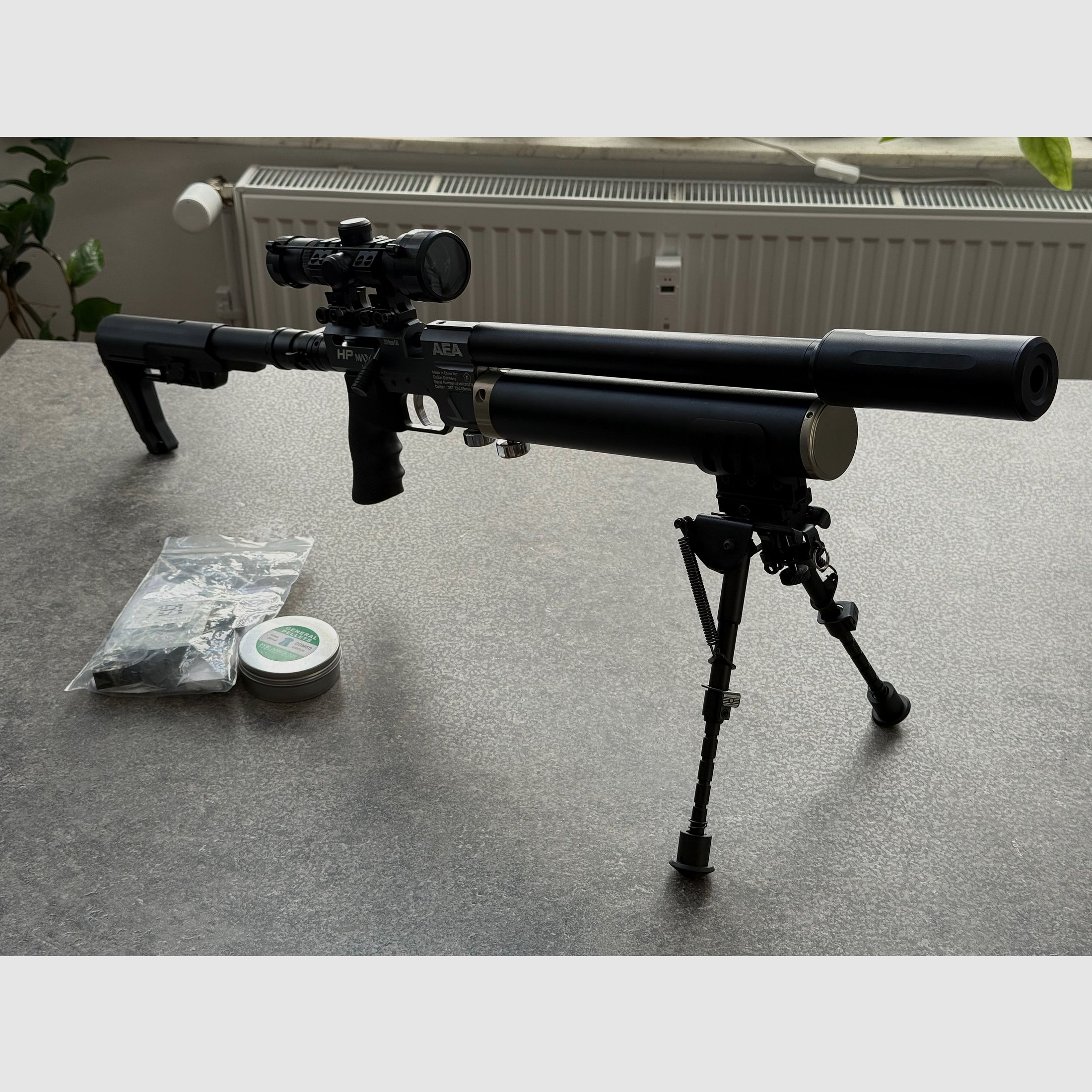 AEA HPMAX MK1 9mm mit viel Zubehör HP MAX 