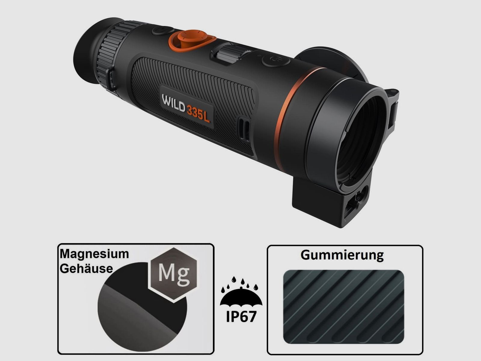 ThermTec WILD 635 L 35mm Linse 18 mk 640x512 Wärmebildkamera