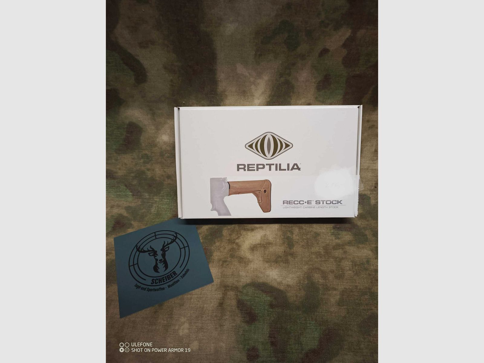 REPTILIA CORP RECC-E CARBINE STOCKS Tan