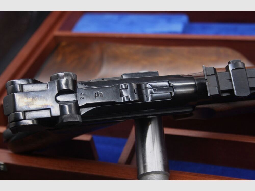Mauser BYF 43 Pistolenkarabiner P08 Werle Kaliber 9mm Luger aus Sammlung	 Pistolenkarabiner P08