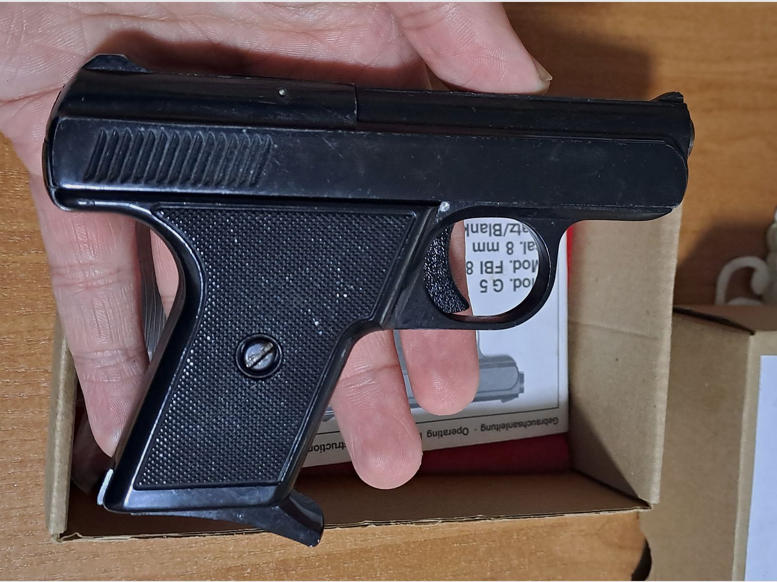 Vecchio protettore per carabina automatica Mod. “G5” nel primo PTB 12/ calibro 8 mm a percussione