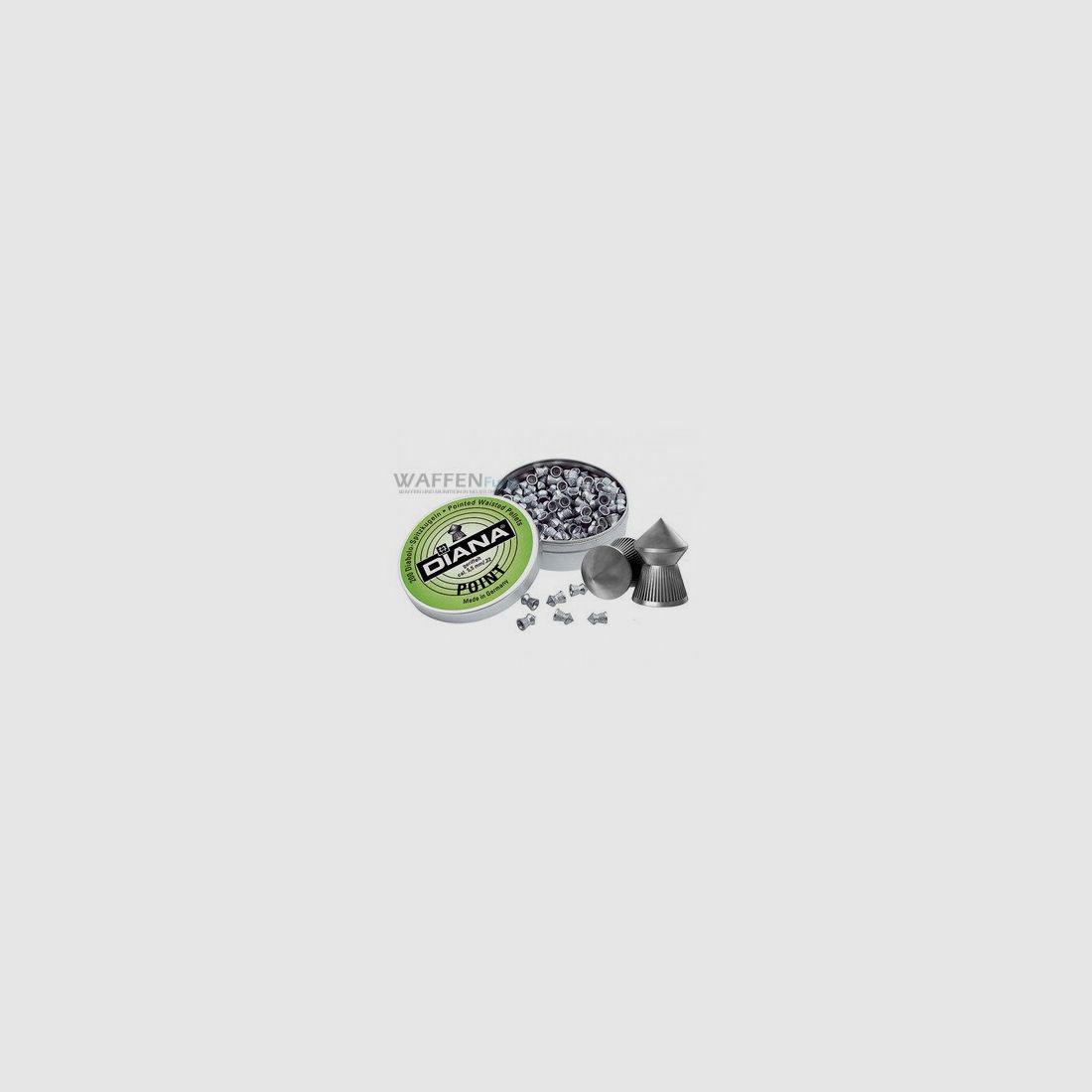 Diana Spitzkopf Diabolos geriffelt 4,5mm 500 St.
