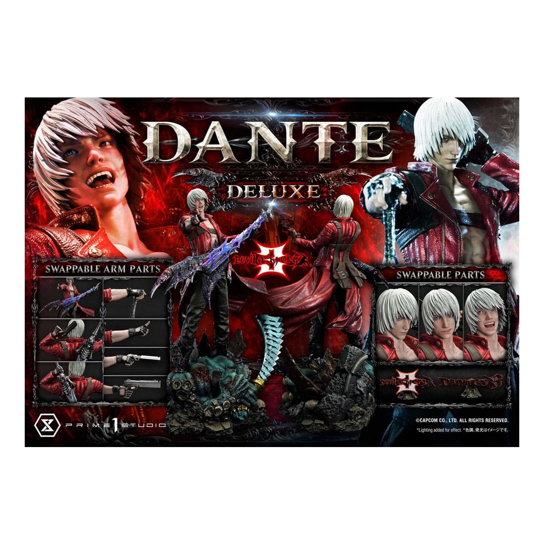 Devil May Cry 3 Ultimate Premium Masterline Series Statue 1/4 Dante Deluxe Version 67 cm | 43067