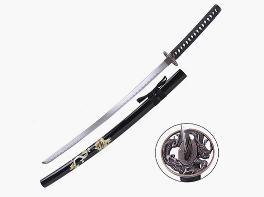 Katana Toushin z drewnianą saya
