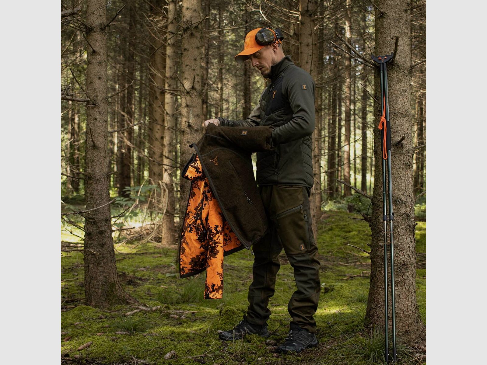 Pirscher Gear Fleece-Wendejacke Blaze