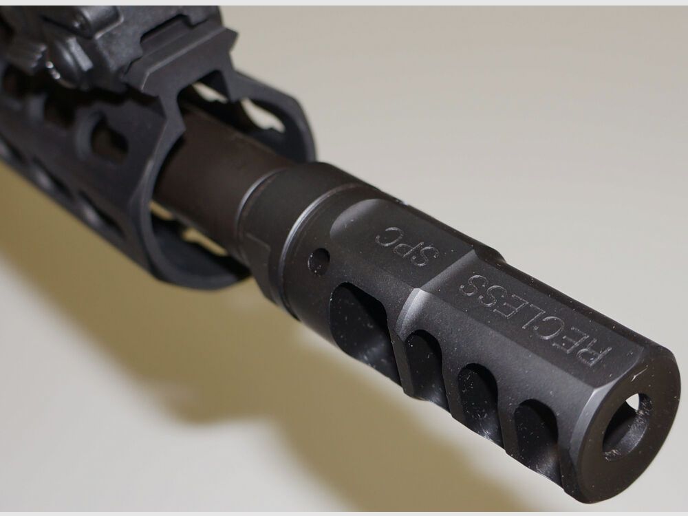 Schwaben Arms GmbH/GWMH Selbstladebüchse GWMH SPC-HUNTER A4 17" (SWISS PISTOL CARBINE) BLACK Kal.9x19 AR15 Glock Magazin