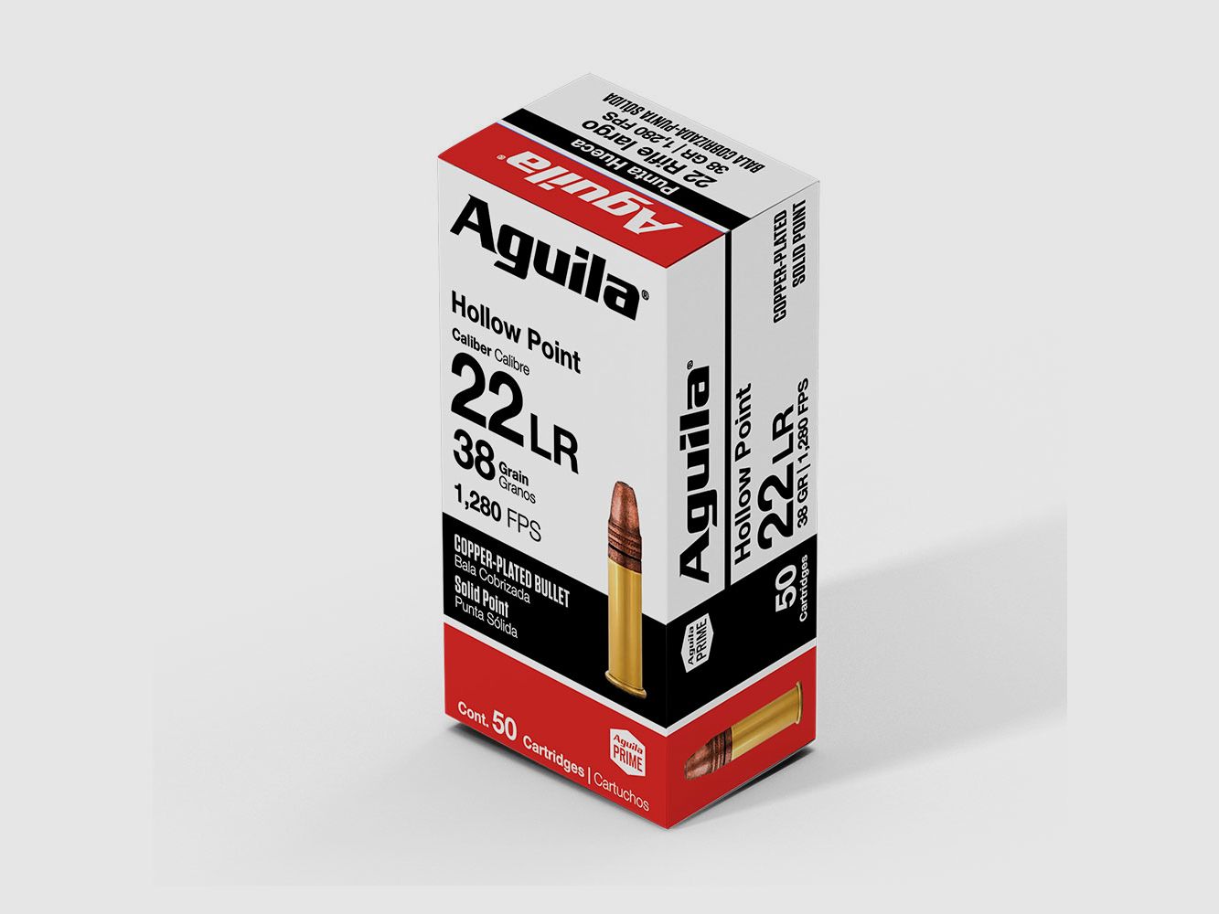 .22LR AGUILA HV a punta cava 38 gr, immagine 1 di 2