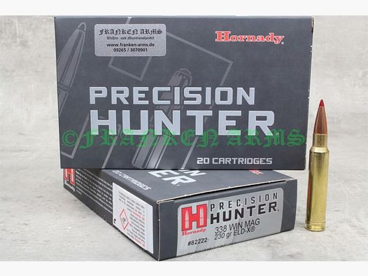 Hornady	 ELD-X .338 Win. Mag. 230gr. 14,9g 20 Stück Staffelpreise