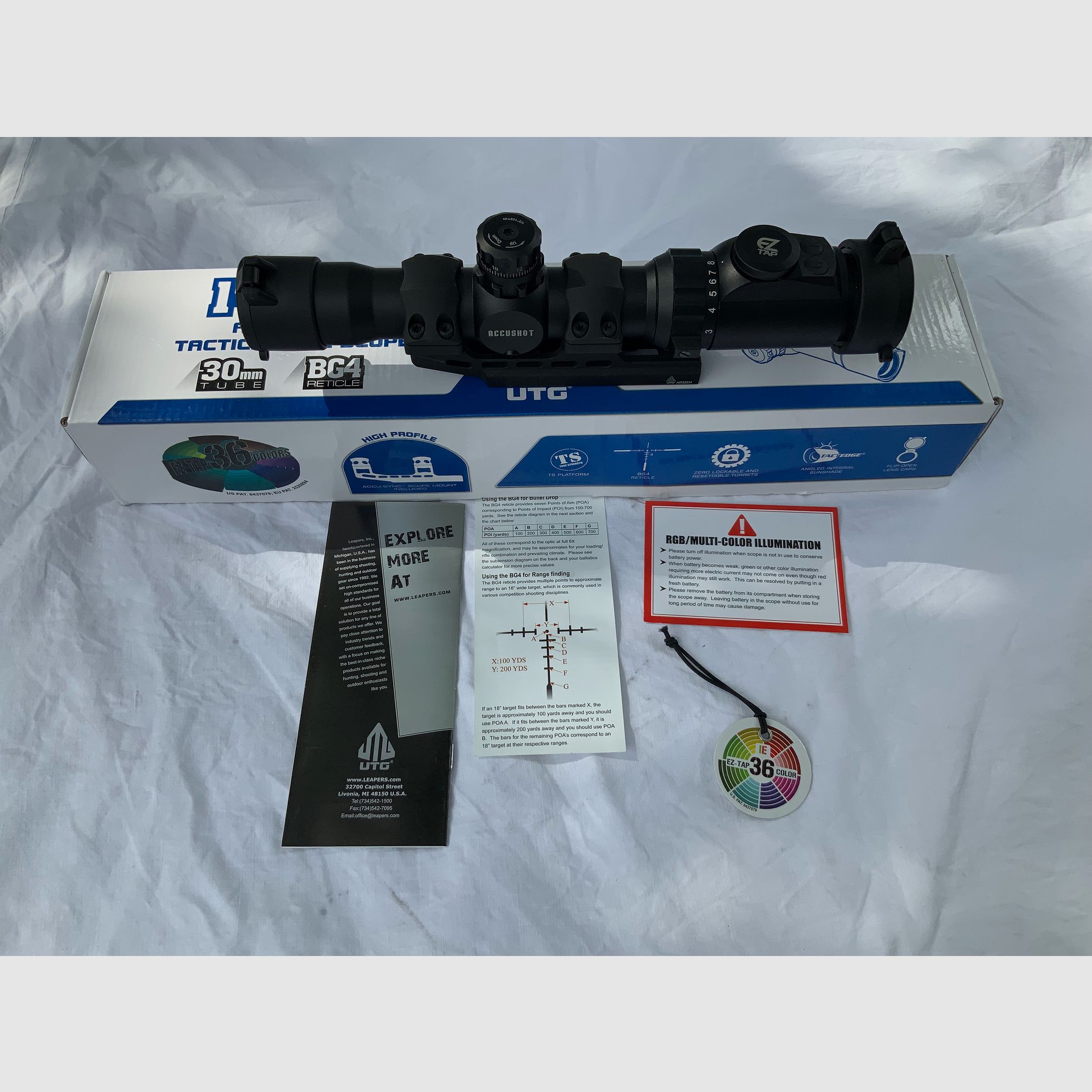 UTG ACCUSHOT 1-8 x 28