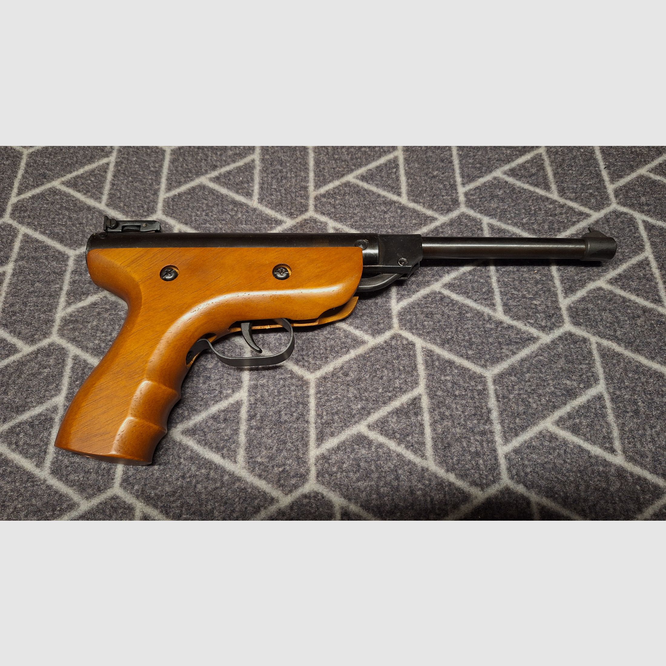 Persluchtpistool "TYTAN Model S2 Super Air Pistol" 5,5mm knikloop verzamelwapen NIEUW!