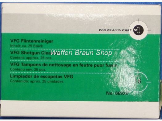 VFG Flintenreiniger, No. 66928, cal. 16