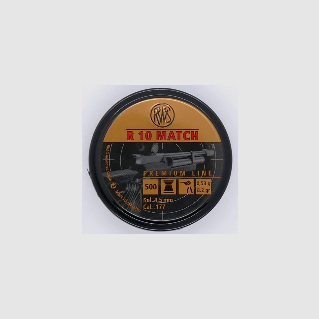 RWS R 10 0.53g 500 pcs 4.49 mm Diabolo ammunition