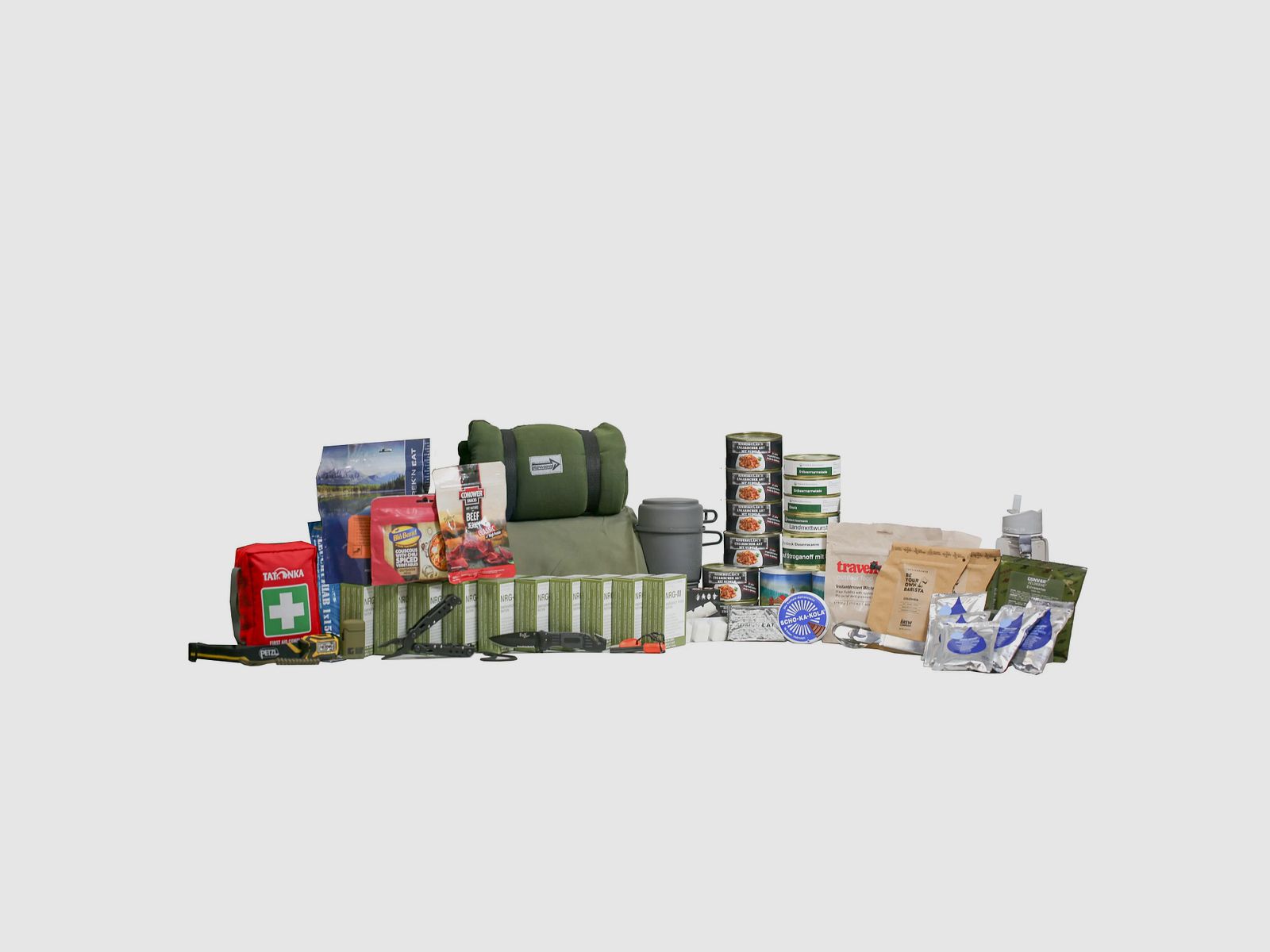 Inhalt Fluchtrucksack Large - 10 Tage