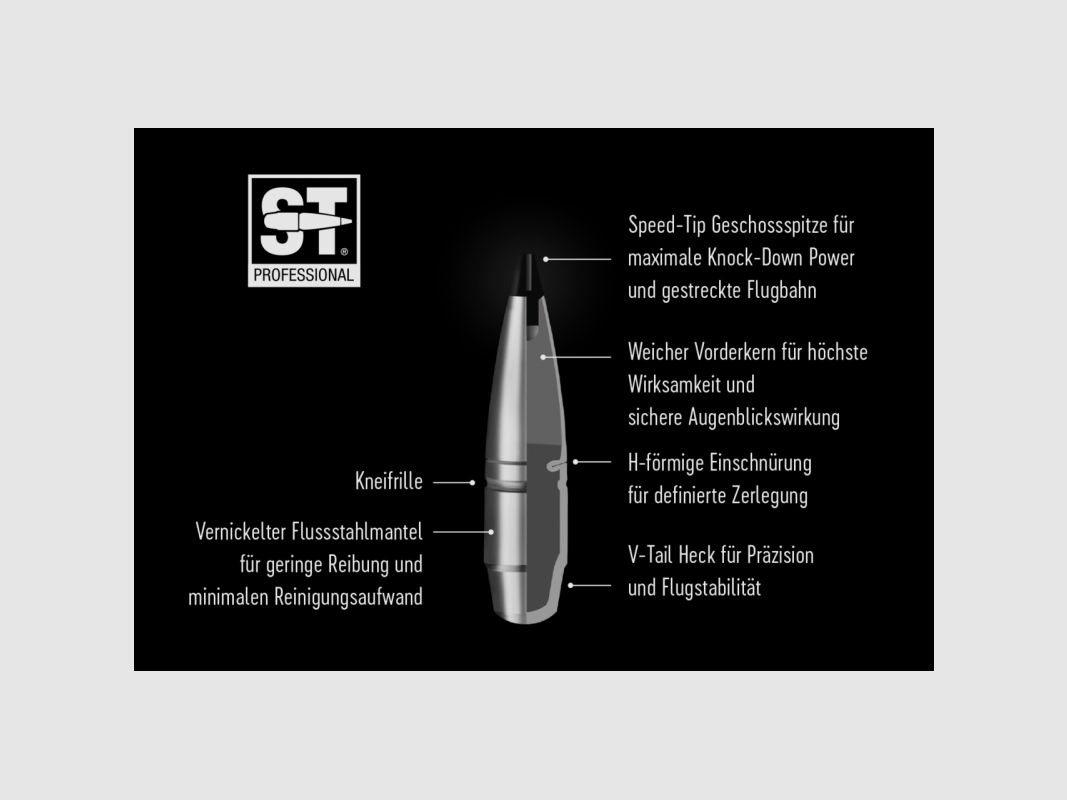 RWS 7X64 150 GRS / 9,7G SPEED TIP PROFESSIONAL 20 UDS, imagen 3 de 3