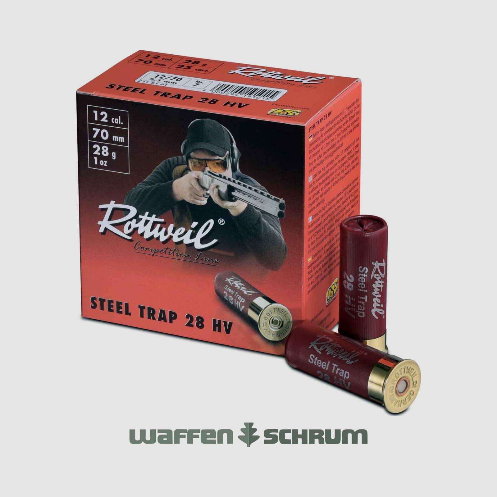 Rottweil Special Steel Trap 28 12/70 2,5mm - 28g