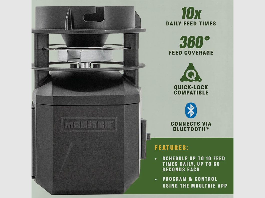 Moultrie dispensador de alimento PRO HUNTER III FEEDER KIT, imagen 1 de 12