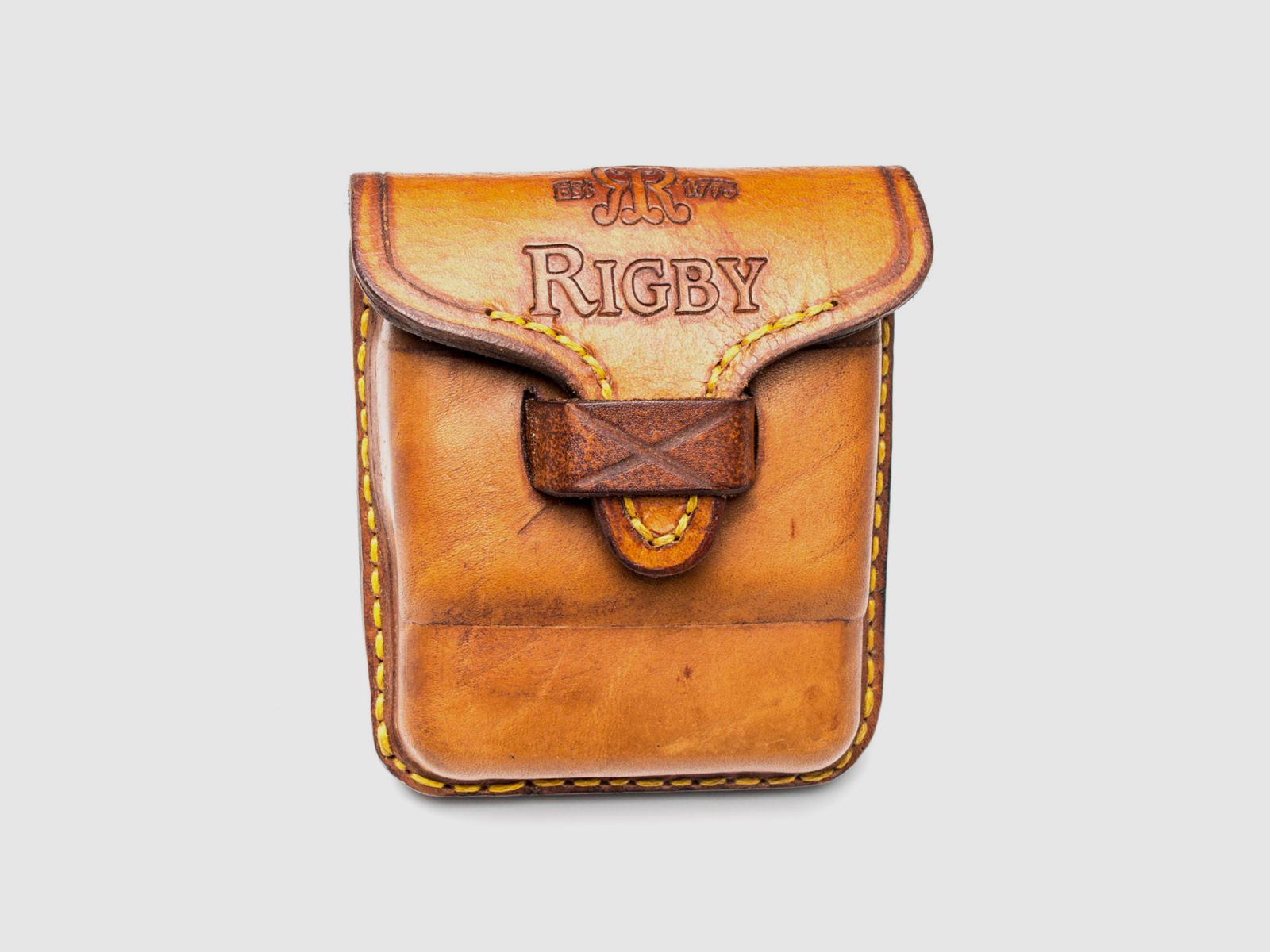 European leather bullet pouch, image 1 of 2