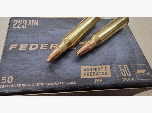 .223/50grs JHP Federal 50 Stk. #54AE223 #