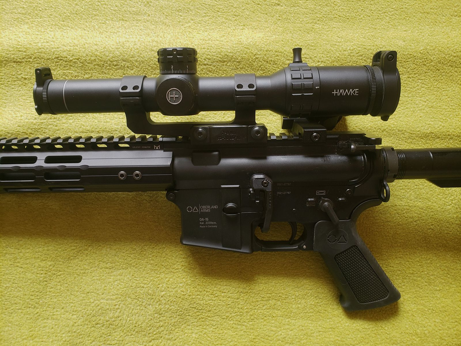 Oberland Arms OA 15 Black Label met Hawke Frontier 30 en Aimpoint H1, afbeelding 6 van 17